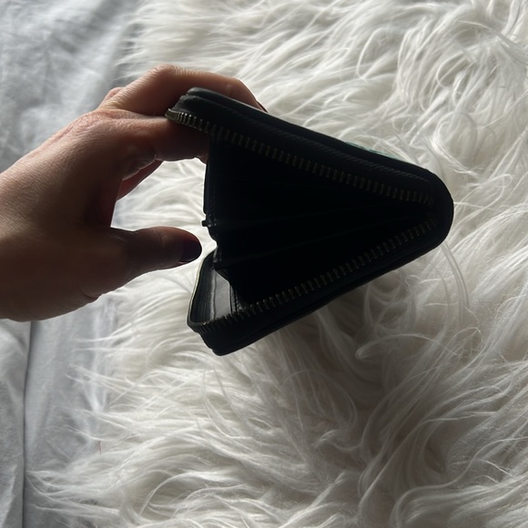 Coach Black and Teal Patchwork Wallet - Picture 7 of 13